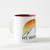 Mt. Whitney Retro Tweekleurige Koffiemok (Voorkant links)