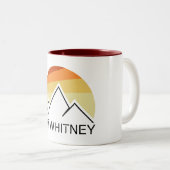 Mt. Whitney Retro Tweekleurige Koffiemok (Voorkant rechts)