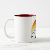 Mt. Whitney Retro Tweekleurige Koffiemok (Links)