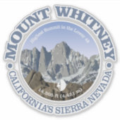 Mt Whitney Sticker (Voorkant)