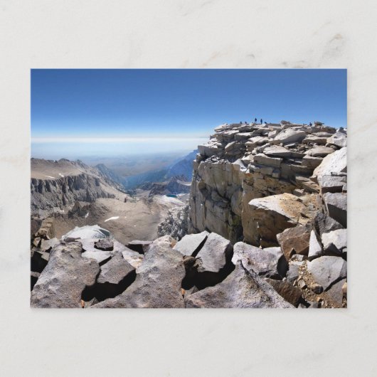 Mt Whitney Summit - John Muir Trail Briefkaart (Voorkant)