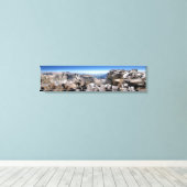 Mt Whitney Summit - John Muir Trail Canvas Afdruk (Insitu (Houten vloer))