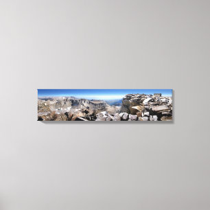 Mt Whitney Summit - John Muir Trail Canvas Afdruk