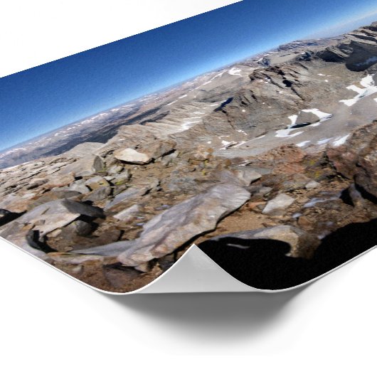 Mt Whitney Summit - John Muir Trail Poster (Hoek)