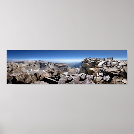 Mt Whitney Summit - John Muir Trail Poster (Voorkant)
