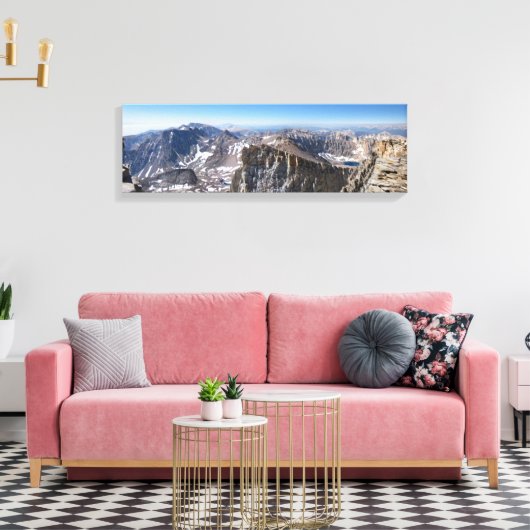 Mt Whitney Summit - John Muir Trail - Sierra Canvas Afdruk (Insitu (Woonkamer))