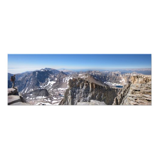 Mt Whitney Summit - John Muir Trail - Sierra Foto Afdruk (Voorkant)