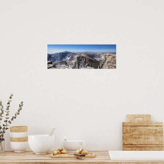 Mt Whitney Summit - John Muir Trail - Sierra Poster (Keuken)