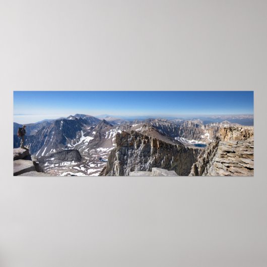 Mt Whitney Summit - John Muir Trail - Sierra Poster (Voorkant)