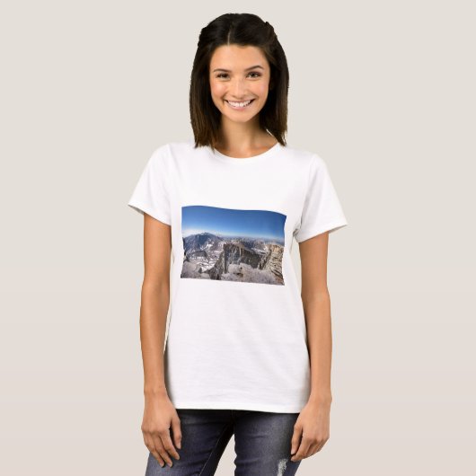 Mt Whitney Summit - John Muir Trail - Sierra T-shirt (Voorkant volledig)