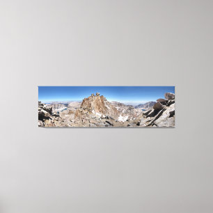Mt Whitney Trail Crest Panorama - Sierra Canvas Afdruk