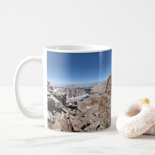Mt Whitney Trail Crest Panorama - Sierra Koffiemok (Met donut)