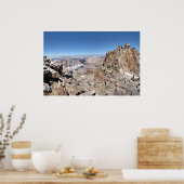 Mt Whitney Trail Crest Panorama - Sierra Poster (Keuken)