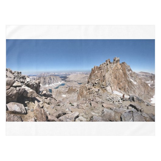 Mt Whitney Trail Crest Panorama - Sierra Tafelkleed (Voorkant (Horizontaal))