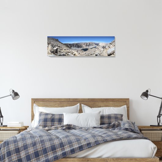 Mt Whitney Trail - John Muir Trail Canvas Afdruk (Insitu (Slaapkamer))