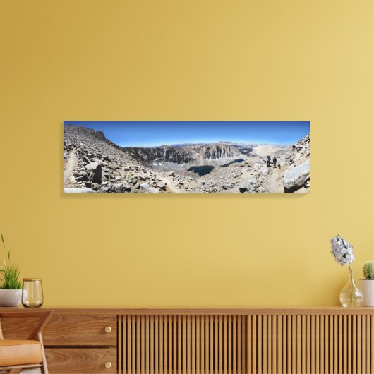Mt Whitney Trail - John Muir Trail Canvas Afdruk (Insitu (Woonkamer))