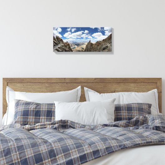 Mt Whitney Trail - John Muir Trail Canvas Afdruk (Insitu (Slaapkamer))