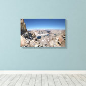 Mt Whitney Trail Junction John Muir Trail Canvas Afdruk (Insitu (Houten vloer))