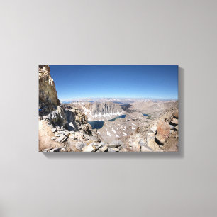 Mt Whitney Trail Junction John Muir Trail Canvas Afdruk