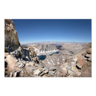 Mt Whitney Trail Junction John Muir Trail Foto Afdruk