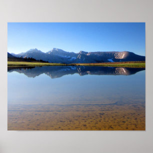 Mt Whitney uit Bighorn Plateau 2- John Muir Trail Poster