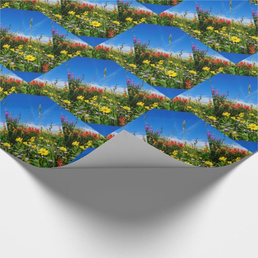 Mt. Wildbloemen Cadeaupapier (Hoek)