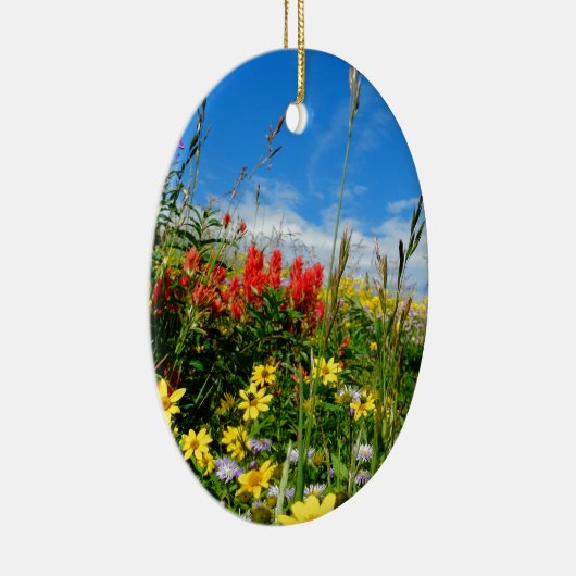 Mt. Wildbloemen Keramisch Ornament (Rechts)