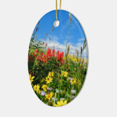 Mt. Wildbloemen Keramisch Ornament (Links)