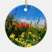 Mt. Wildbloemen Keramisch Ornament (Voorkant)