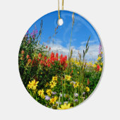 Mt. Wildbloemen Keramisch Ornament (Links)