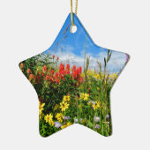 Mt. Wildbloemen Keramisch Ornament (Links)