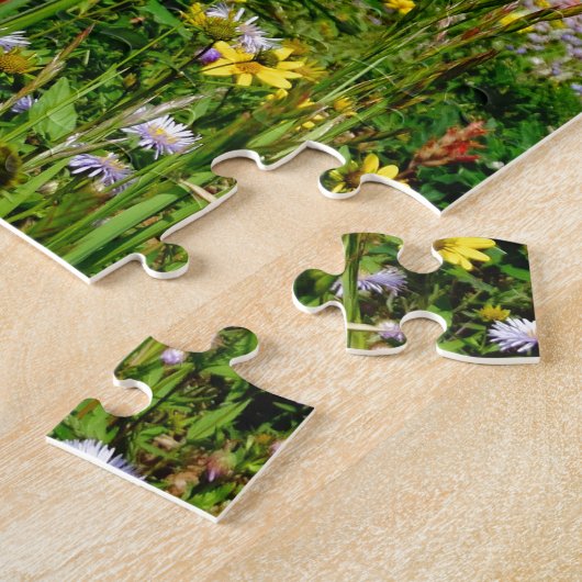 Mt. Wildbloemen Legpuzzel (Zijkant)