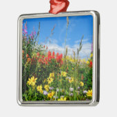 Mt. Wildbloemen Metalen Ornament (Links)