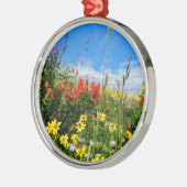 Mt. Wildbloemen Metalen Ornament (Links)