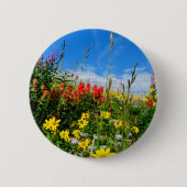 Mt. Wildbloemen Ronde Button 5,7 Cm (Voorkant)