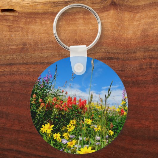 Mt. Wildbloemen Sleutelhanger (Voorkant)