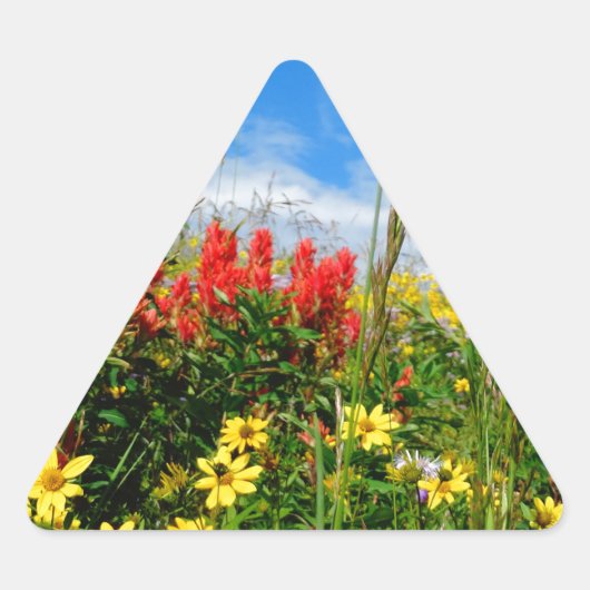 Mt. Wildbloemen Sticker (Voorkant)