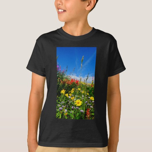 Mt. Wildbloemen T-shirt (Voorkant)