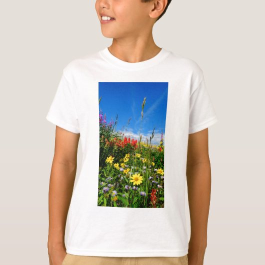 Mt. Wildbloemen T-shirt (Voorkant)