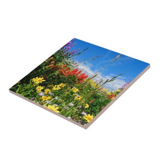 Mt. Wildbloemen Tegeltje (Zijkant)