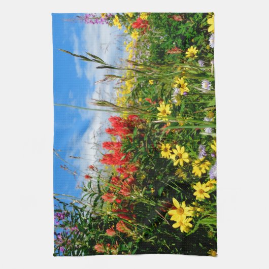 Mt. Wildbloemen Theedoek (Verticaal)