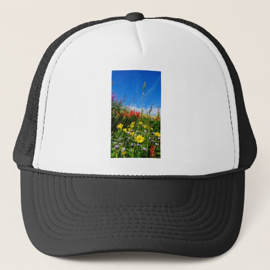Mt. Wildbloemen Trucker Pet (Voorkant)