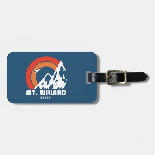 Mt. Willard New Hampshire Sun Eagle Bagagelabel (Voorkant horizontaal)