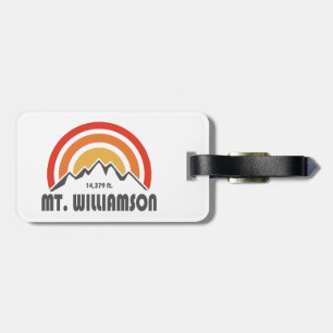 Mt. Williamson California Bagagelabel