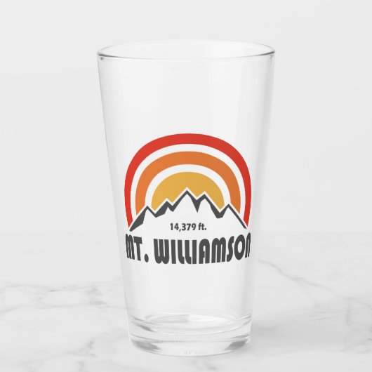 Mt. Williamson California Glas (Voorkant)