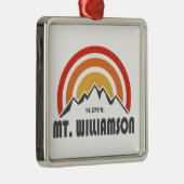 Mt. Williamson California Metalen Ornament (Rechts)