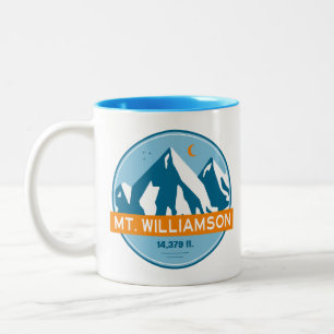 Mt. Williamson California Stars Moon Tweekleurige Koffiemok