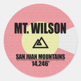 Mt. Wilson Ronde Sticker