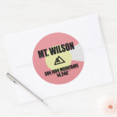Mt. Wilson Ronde Sticker (Envelop)