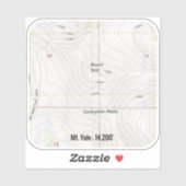 Mt. Yale Colorado Fourteener Sticker (Vel)